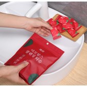 压缩一次性浴巾70×100cm红色包装