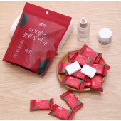 压缩一次性毛巾圆形加厚 20×22cm单颗珍珠纹