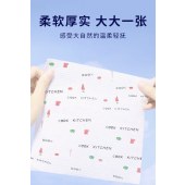厨房悬挂式懒人抹布不掉毛加厚一次性厨房抹布（布素朵纯白300g）