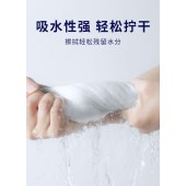 厨房悬挂式懒人抹布不掉毛加厚一次性厨房抹布（倩挥纯白300g）