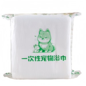 一次性宠物浴巾大号洗澡巾加厚不掉絮（10片OPP袋装）