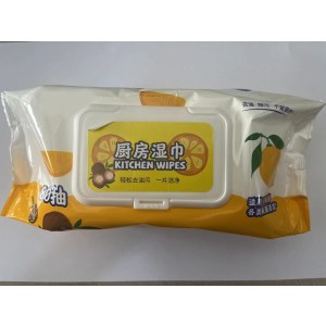 厨房清洁湿巾去油去污一擦净80片（水果包装）