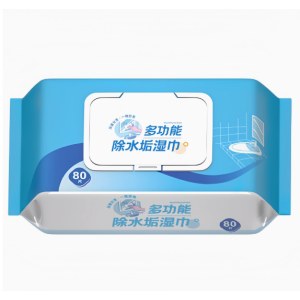 浴室除水垢湿巾多功能卫生湿巾纸玻璃瓷砖一次性清洁家用去垢湿巾80片