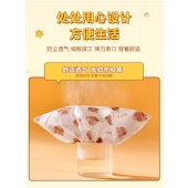 一次性印花鞋套家用室内透气脚套客人专用防滑耐磨加厚一次性鞋套（100只）