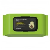 牛油果植萃湿巾一次性湿纸巾面部温和清洁湿巾懒人洁面巾60片