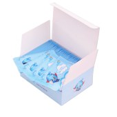 50片装湿巾新生婴儿手口湿巾儿童学生便携湿纸巾一次性无纺布湿巾