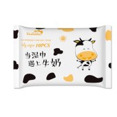 加厚款十片装抽取式湿纸巾便携小包手口清洁湿巾一次性湿巾纸巾10